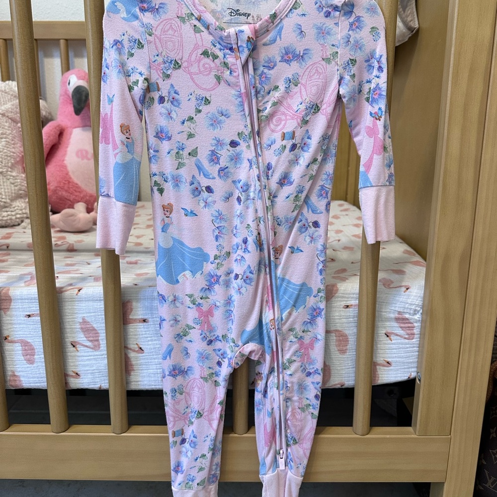 Posh Peanut Disney Cinderella Zippered Pajamas